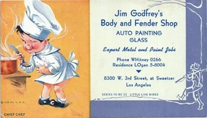 Jim Godfrey's Body & Fender Shop Autolack Tintenlöscher Los Angeles, CA - C10 - Bild 1 von 2