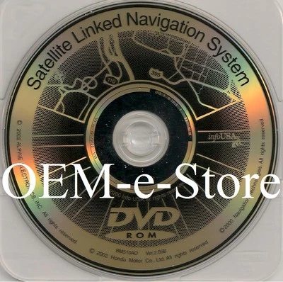 2000 2001 2002 Honda Odyssey Minivan GPS Navigation Black DVD Map VER 2.05B - Image 1 of 2