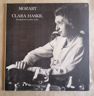 MOZART / CLARA HASKIL Enregistrements Publics Inédits LP 33T 1977 Mono IPG 7618 - Photo 1/3