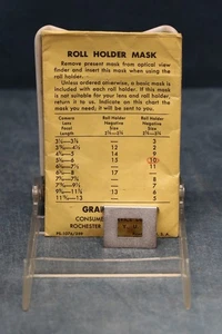 Graflex Crown Speed Graphic 4X5 Suchermaske #10 in Originalhülle 217-241mm - Bild 1 von 3