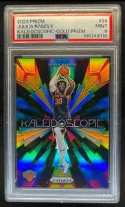 2023-24 Panini Prizm Julius Randle Kaleidoscopic Prizms Gold #08/10 Knicks PSA 9 - Picture 1 of 2