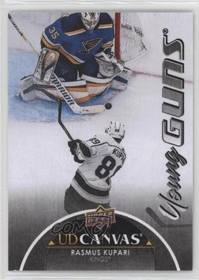 2021-22 Upper Deck Series 2 UD Canvas Young Guns Black Rasmus Kupari Rookie RC - Image 1 of 2