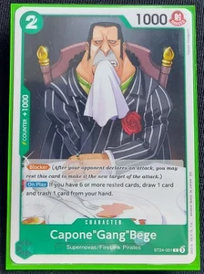 Sammelkarte Capone Gang Bege ST24-001 Supernovas/Firetanks Pirates One Piece TCG - Bild 1 von 1