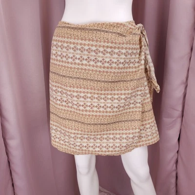 Shorts femininos August de seda geométricos de linho e algodão 12 - Imagem 1 de 4