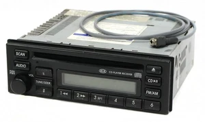 Kia 2003-2005 Rio AM FM OEM Radio Single Disc CD w Pigtail Aux PN 96160FD110 - Picture 1 of 6