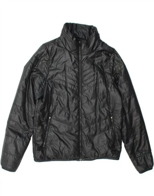 NIKE Womens Padded Jacket UK 16 Large Black Polyester BF11 - Image 1 of 4