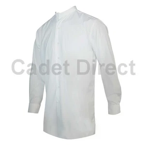 Camisa túnica de vestir Forces blanca sin cuello desorden - Imagen 1 de 1