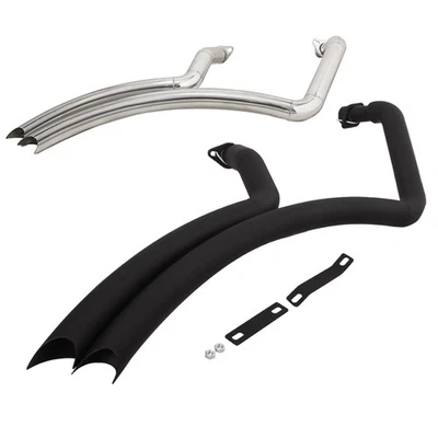 Sistema completo de tubo silenciador punta de escape para Honda Shadow Spirit 750 Aero 750 VT750C Foto 1 de 4