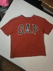 Gap Kids Boy's Orange Short Sleeve T Shirt Size XS, Logo GAP. - Picture 1 of 4