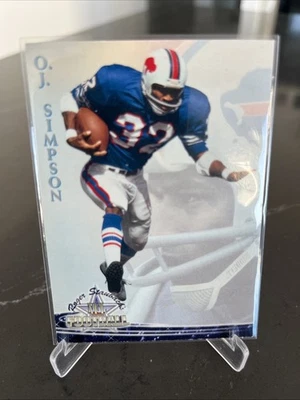 1994 Ted Williams Card Company Roger Staubach's NFL Football - O.J. Simpson #8 - Image 1 of 2