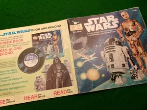 Star wars 1979 read a long book & record original motion picture 33 1/3rpm 7" - Picture 1 of 5