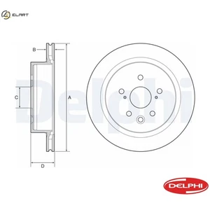 2x BRAKE DISC BG4962C FOR LEXUS 2AR-FSE 2.5L 8AR-FTS 2.0L 4cyl GS2GR-FXE 3.5L GS - Picture 1 of 9