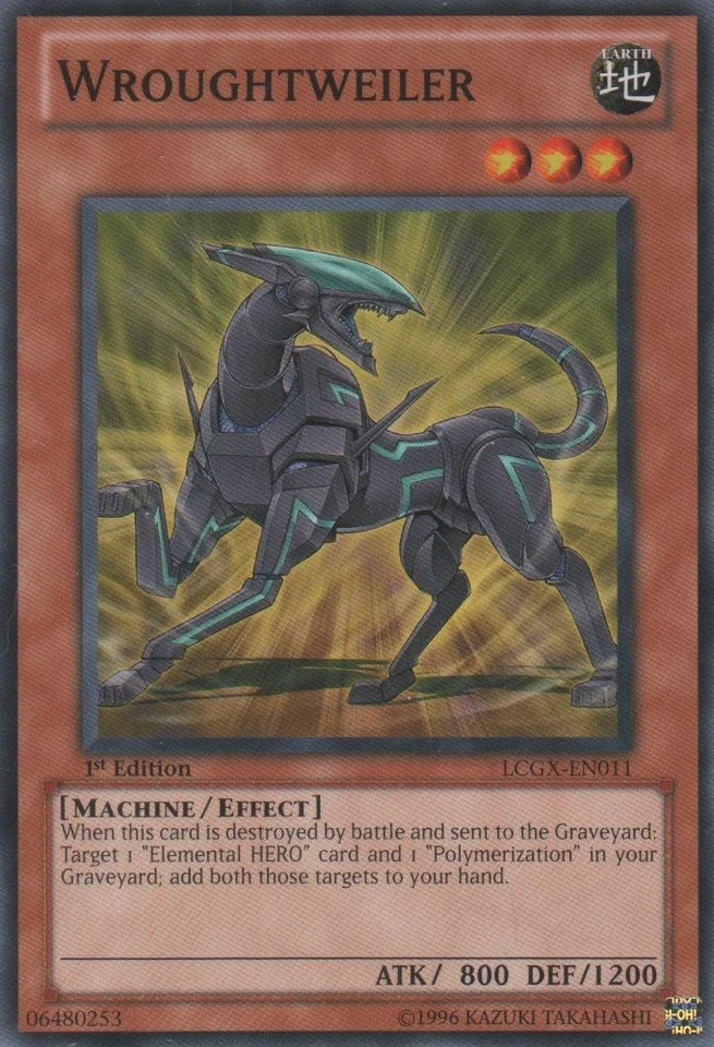 Wroughtweiler - LCGX-EN011 - Common - 1st Edition - Damaged - Image 1 of 1