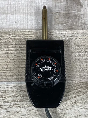 Rival Electric Skillet Griddle Control Plug Probe Power Cord (R) MPTC-1 - Image 1 of 3
