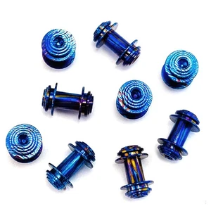 Vite rivetto spinta perno pollice asse titanio per coltelli Benchmade Bugout 535 - Foto 1 di 6