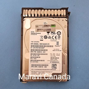 HP HPE 1TB 7.2K 6G SATA 2.5" Hard Drive w/ G9 G10 Caddy ST1000NX0423 625618-006 - Picture 1 of 2