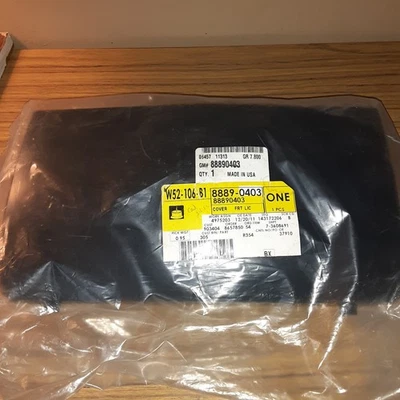  Placa de licença frontal GM 106844 H5 Cadillac DeVille DHS DTS nova nos 2000-2005 - Imagem 1 de 3