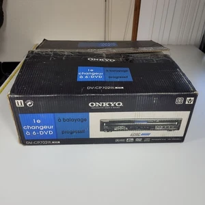 Onkyo 6 Disc DVD Changer Player Model No. DV-CP702 w/Remote Manual Tested NOB - Picture 1 of 17