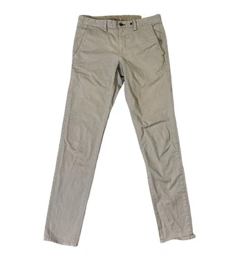 rag & bone mens 32x31 skinny fit khaki tan cotton blend chino pants EUC - Image 1 of 4