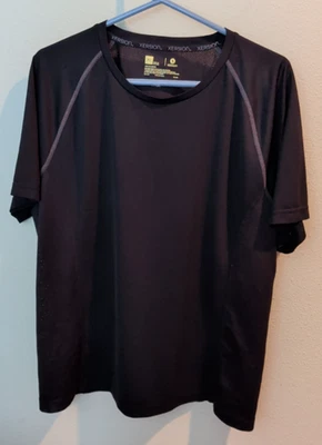 Camiseta Pullover Xersion Negra Manga Corta Ligera Active Ware Para Hombre XL Foto 1 de 4