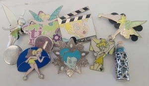 (7) Disney Tinkerbell Pins Lot Collectors Pin Fairy Dust Included - Picture 1 of 4