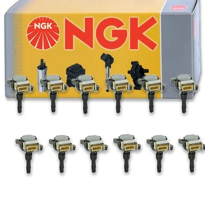 Bobina de encendido NGK de 12 piezas para BMW 850Ci 1995-1997 5,4 L V12 - Sintonización de bujía fz Foto 1 de 4