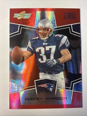 2008 Score Red Zone #190 Rodney Harrison Patriots 15/30!! - Image 1 of 2