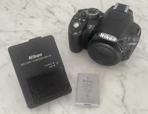 Nikon D3100 DSLR Camera Body, Charger, Battery + Camera Cap (No Lens) - Picture 1 of 5