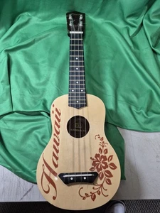 Leolani Hawaii Ukulele OMI International Honolulu Hi. 18" Floral Design Issue - Picture 1 of 6