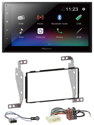 Pioneer USB Bluetooth DAB 2DIN MP3 Autoradio für Nissan Juke (2010-2014) - Bild 1 von 4