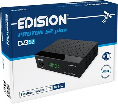 EDISION Proton S2 Plus Full HD Satelliten Receiver FTA [B-Ware] - Bild 1 von 4