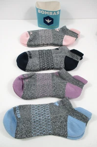 -New BOMBAS M Midweight 4 Pairs Ankle Socks Size Women 8-10.5 / Men 6-9 - Picture 1 of 2