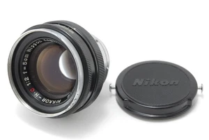 [Near MINT] Nikon Nippon Kogaku Nikkor-H.C 50mm f/2 5cm Lens S Mount From JAPAN - Picture 1 of 24