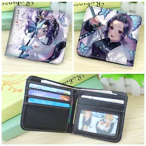 Cartera Billetera Anime Demon Slayer Kochou Shinobu Cosplay Cuero PU - Imagen 1 de 1