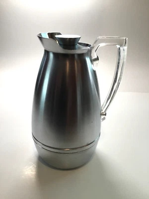 THERMOS #585J (DE COLECCIÓN) JARRA DE CAFÉ DE ACERO INOXIDABLE CON MANGO LUCITE Foto 1 de 4