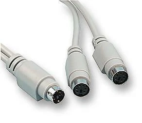 PRO SIGNAL - PS/2 Male to Twin PS/2 Female Y Splitter Lead - Image 1 of 1