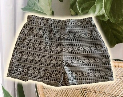 Pantalones Cortos Gap City Para Mujer 8 Boho Algodón Tejido Informal Caminar Caliente Pantalones Crema Negro Foto 1 de 4