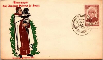 Brazil 1959 FDC - Arch Joaquim Silverio de Souza - F12429 - Image 1 of 2
