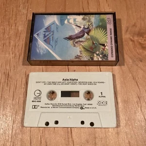 Asia - Alpha CASSETTE TAPE 80s US issue yes king crimson uk elp styx uriah heep - Picture 1 of 4