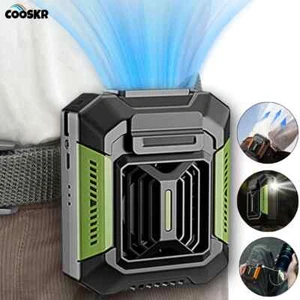 4000mAh Portable Waist Clip Fan Belt Fan Body Fan With 3 speed Power Bank - Picture 1 of 9