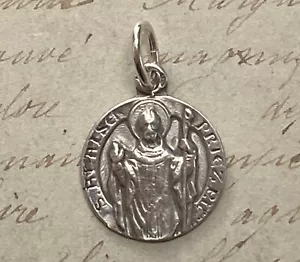 Medalla de San Blas - Réplica Antigua de Plata Esterlina - Imagen 1 de 3