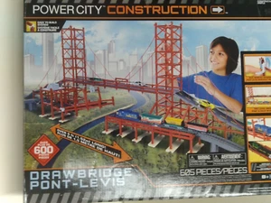 Power City Construction Drawbridge Building Kit 605 PIECES - Picture 1 of 4