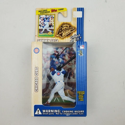 1999 TOPPS Baseball Action Flats Sammy Sosa Chicago Cubs + 1 Card New Cover