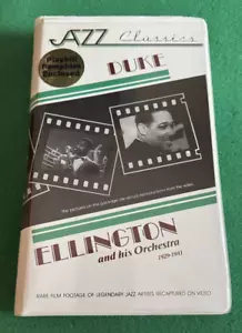 Duke Ellington and His Orchestra JAZZ Classics 1929 1935 1941 VHS + FREE DVD - Picture 1 of 3