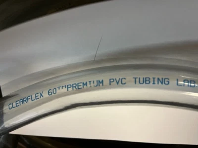 ClearFLEX 60  1" I.D.   7 Pieces (off cuts), 31' Total  FDA/USP Approved - Image 1 of 3