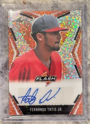 2020 Leaf Flash - Portrait Autographs Fernando Tatis Jr. #PA-FT1 Orange /10 (AU) - Image 1 of 2