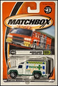 Matchbox White Ambulance (Rear Doors Open) #42 - Picture 1 of 1