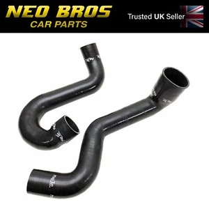 Maptun 2 pc Black Silicone Intercooler Hose Kit, Saab 9-5 2.3 Aero B235R 98-09 - Picture 1 of 1
