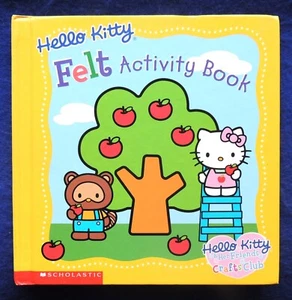 Hello Kitty Felt Activity Book Deborah Schecter Craft Projects Hardcover 2002 - Imagen 1 de 1