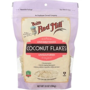 Bob's Red Mill Unsweetened Coconut Flakes 10 oz Pkg - Picture 1 of 2
